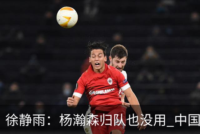 徐静雨：杨瀚森归队也没用 中国男篮跟日本已完全不是一个等级